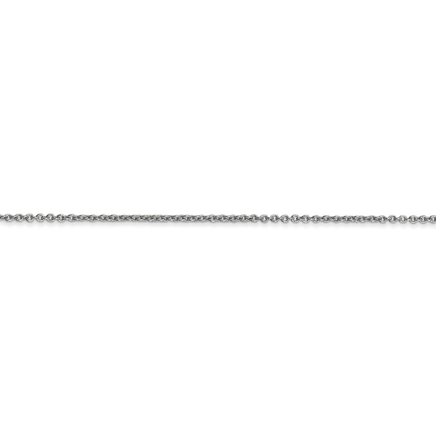 14k WG 1.2mm Cable Chain