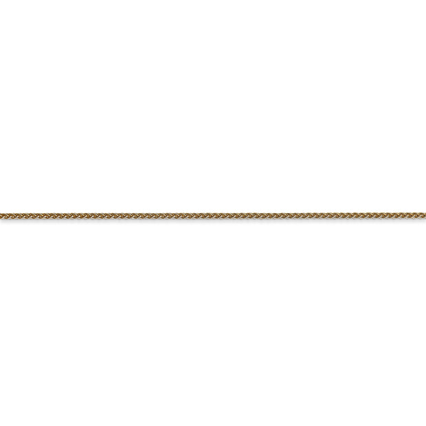 14k 1.05mm Spiga with Spring Ring Clasp Chain