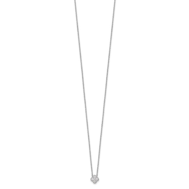 10kw Lab Grown Diamond VS/SI FGH Bloom Pendant Necklace w/ chain