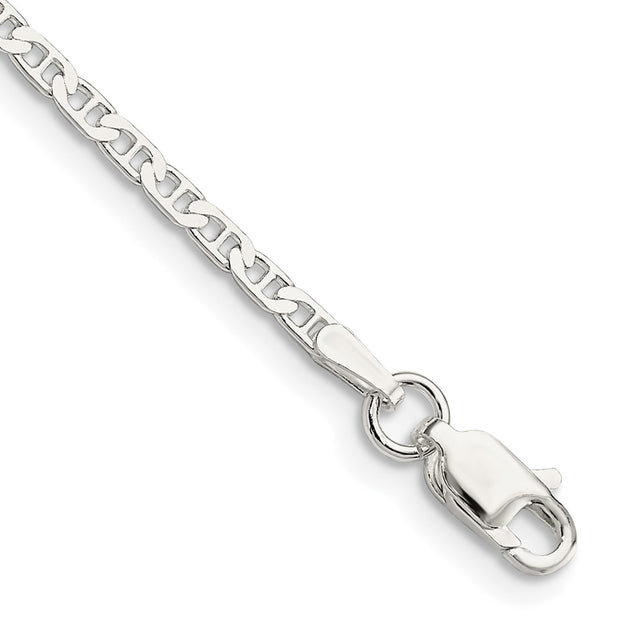 Sterling Silver 2.1mm Flat Anchor Chain