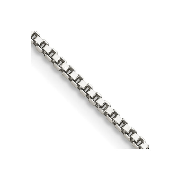 Sterling Silver 1.4mm Box Chain w/2in ext.