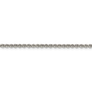 Sterling Silver 2.5mm Solid Rope Chain