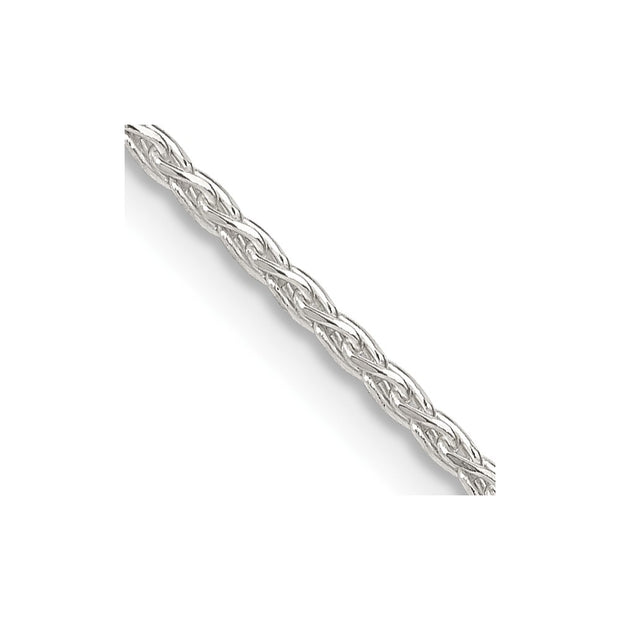 Sterling Silver 1.5mm Diamond-cut Spiga Chain w/4in ext.