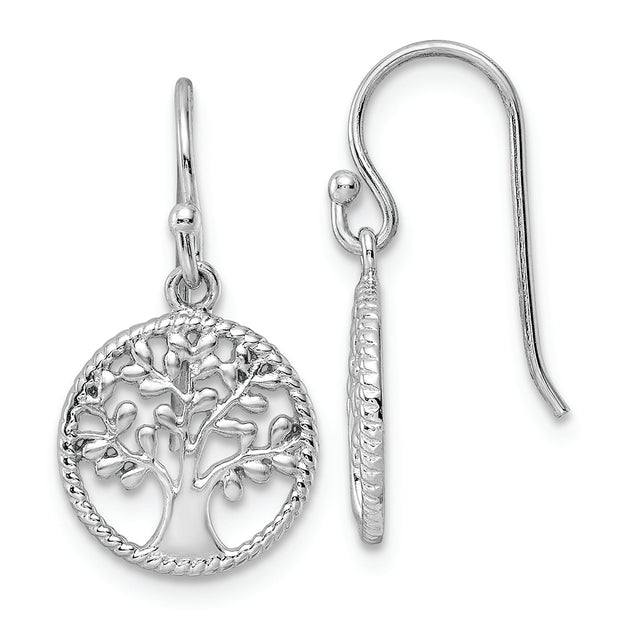 Sterling Silver RH Tree Dangle Earrings