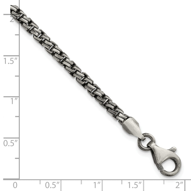 Sterling Silver Antiqued Brushed Bracelet