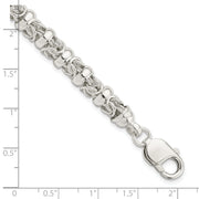 Sterling Silver Fancy Byzantine Bracelet