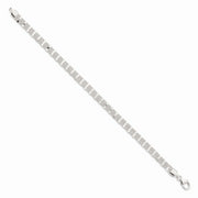 Sterling Silver Polished 3-strand Bracelet