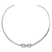 Sterling Silver Polished Knotted Neck Collar