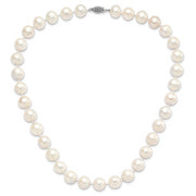 Sterling Silver RH 12-13mm White FWC Pearl Necklace