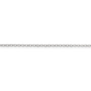 Sterling Silver 1.75mm Diamond-cut Cable Chain