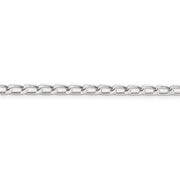 Sterling Silver 4.3mm Open Elongated Link Chain
