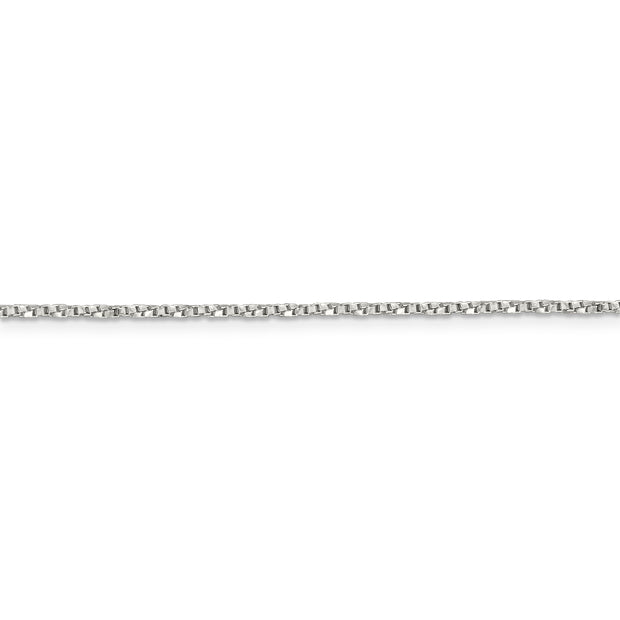 Sterling Silver 1.35mm Twisted Box Chain