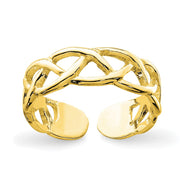 Sterling Silver Gold-tone Toe Ring
