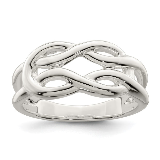 Sterling Silver Polished Celtic Knot Ring