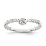 Sterling Silver CZ Ring