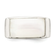 Sterling Silver Polished Mother of Pearl Ring