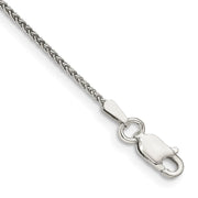 Sterling Silver 1.25mm Round Spiga Chain