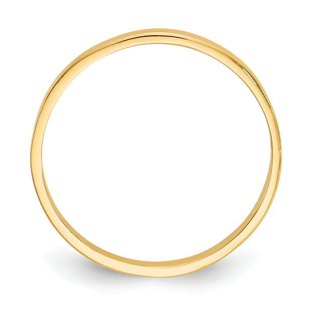 14K High Polished Band Childs Ring