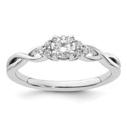 10kw Lab Grown Diamond VS/SI FGH Complete Promise Ring