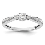 10kw Lab Grown Diamond VS/SI FGH Complete Promise Ring