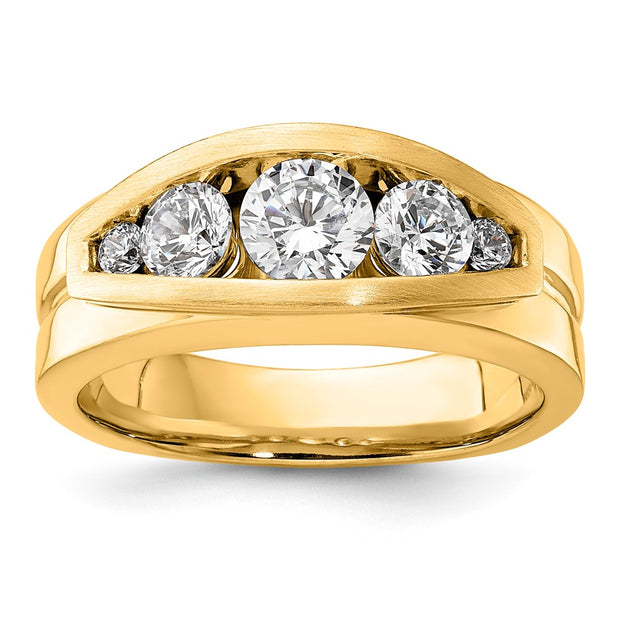 10K VS/SI FGH Lab Grown Diamond Mens Ring