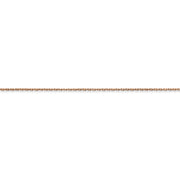 14k Rose Gold .8mm D/C Cable Chain