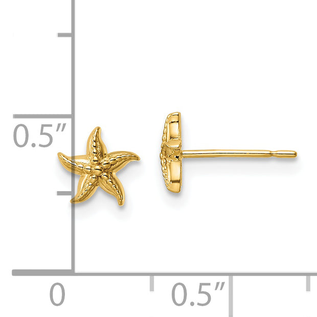 14k Madi K Starfish Post Earrings