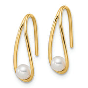 14k Madi K Freshwater Cultured Pearl Teardrop Earrings