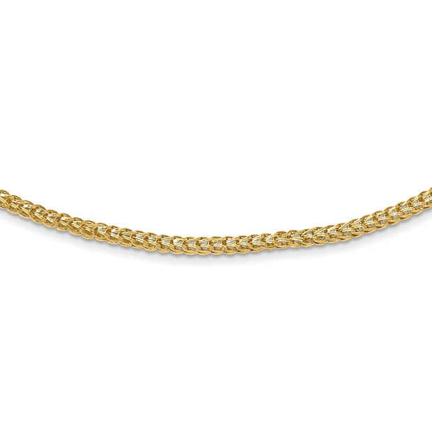 14K Polished Fancy Link Necklace
