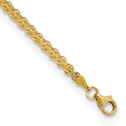 14K Polished Fancy Link Bracelet