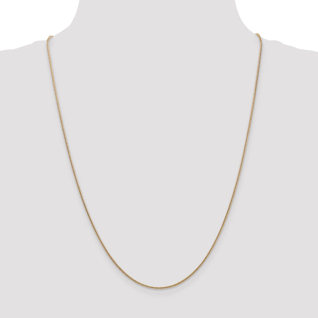 14k 1.2mm Round Snake Chain