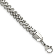 Stainless Steel Polished 5.5mm 8.5in Franco Chain