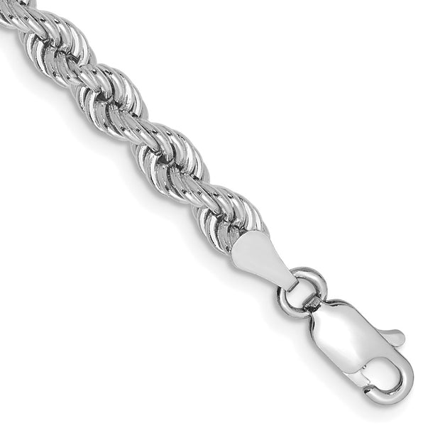 14k WG 4.0mm Regular Rope Chain