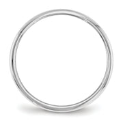 14KW 2mm Half-Round Wedding Band Size 4