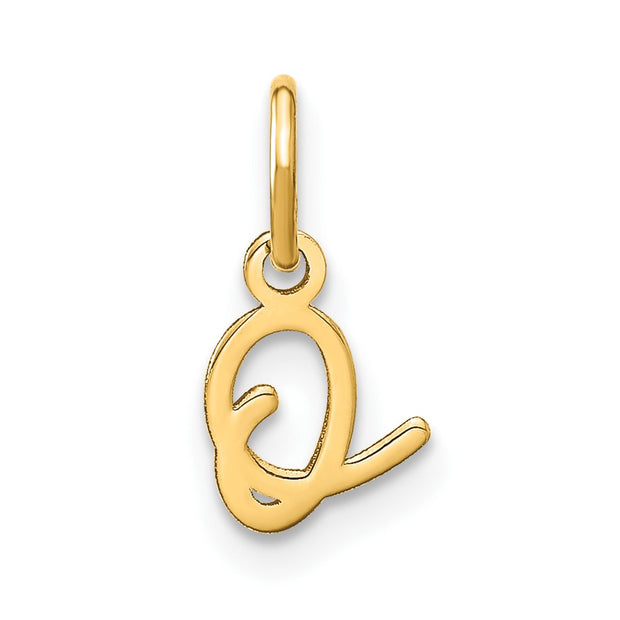 14KY Upper case Letter O Initial Charm