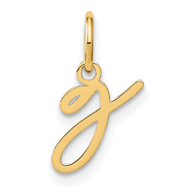 14ky Lower case Letter G Initial Charm