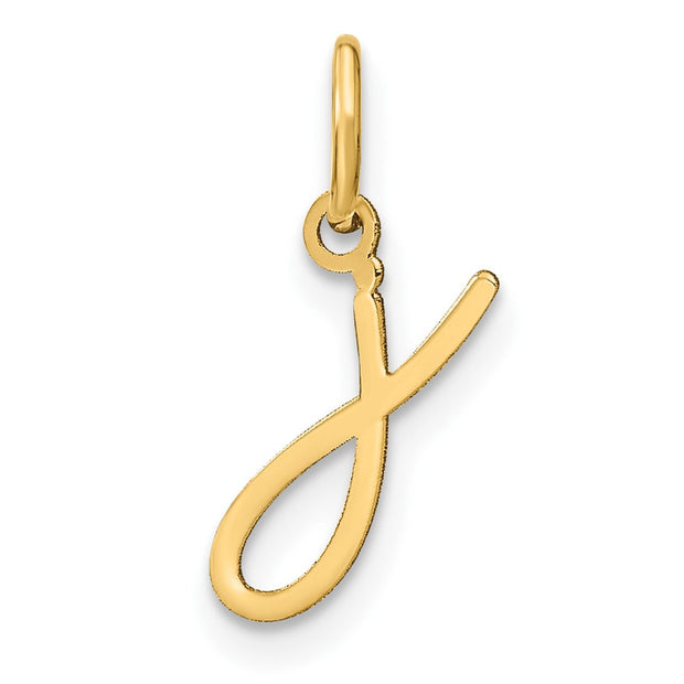 14ky Lower case Letter J Initial Charm