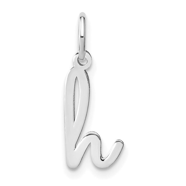 14KW Lower case Letter H Initial Charm
