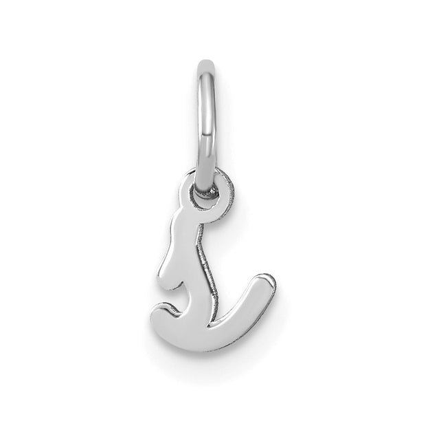 14KW Lower case Letter S Initial Charm